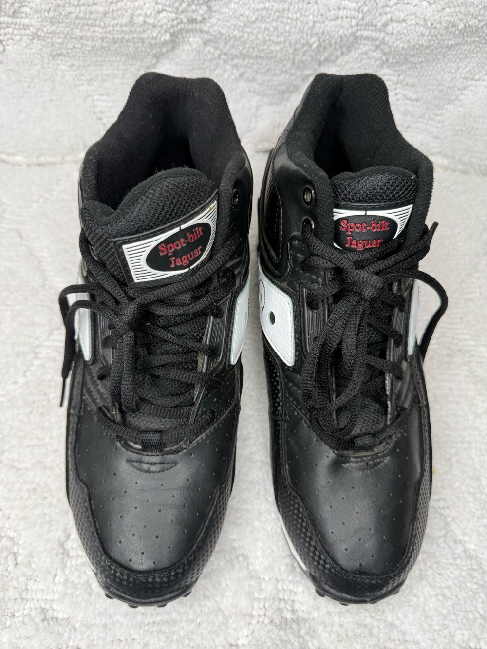 Vintage Spot-Bilt Jaguar Men’s Size 9 Black Cleats Original Box
